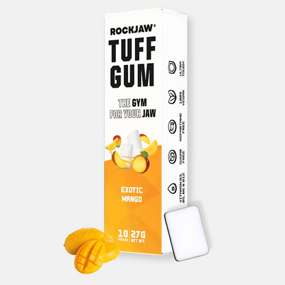 Chicle ROCKJAW® Hard Jawline - Tuff Gum 2.0 con vitaminas B (sin estimulantes)